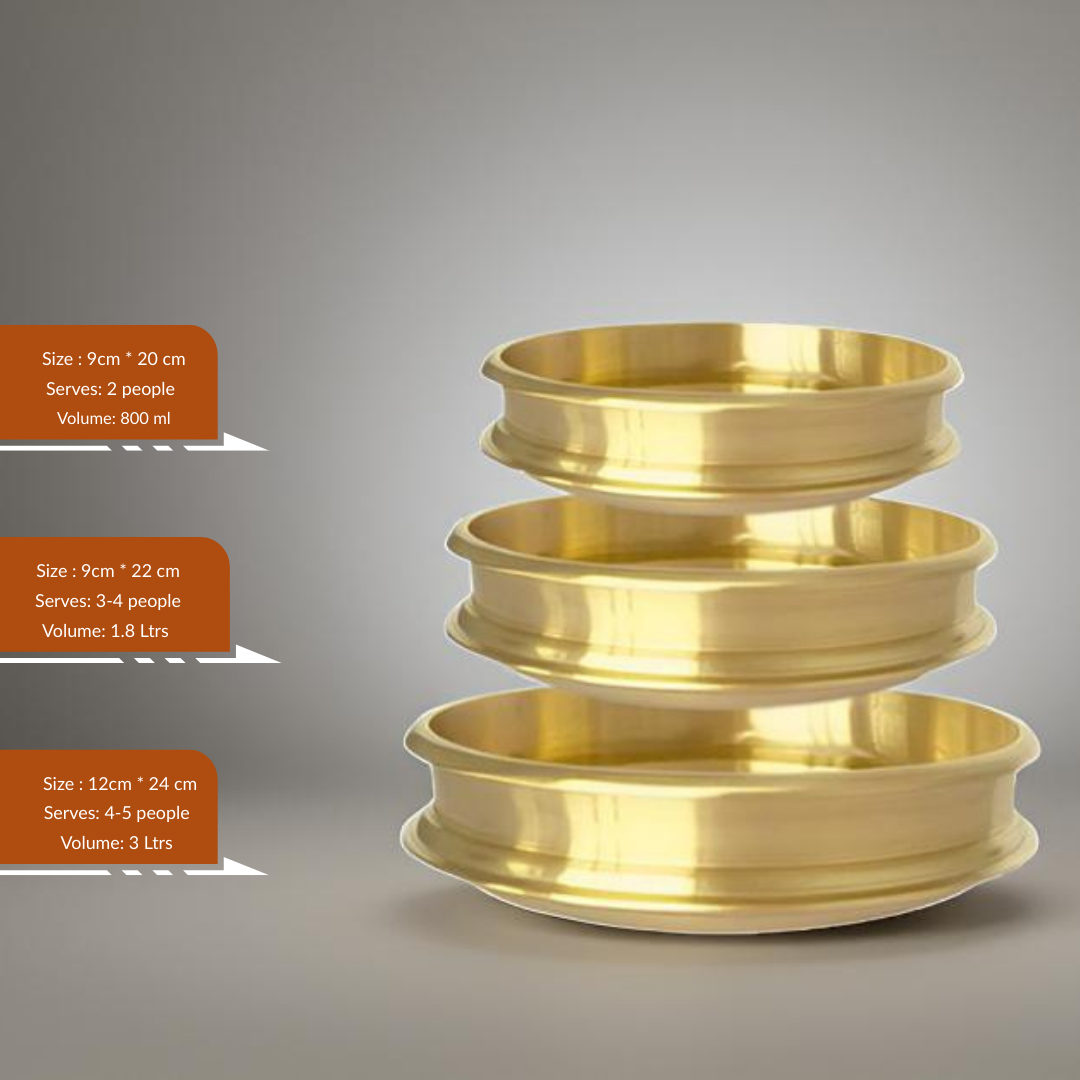Bronze Uruli Cookware Combo