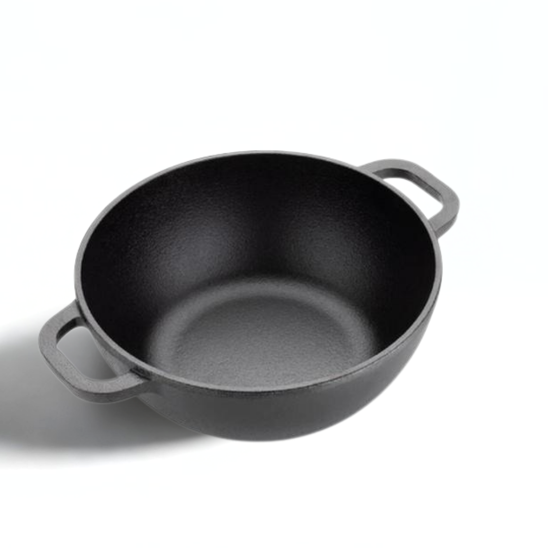 Pre Seasoned Cast Iron kadai