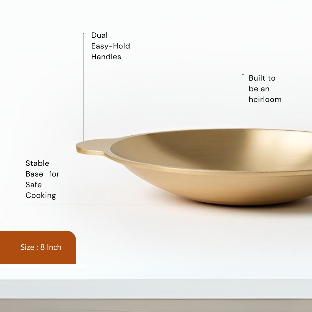 Bronze Appam Pan/Flat Kadai