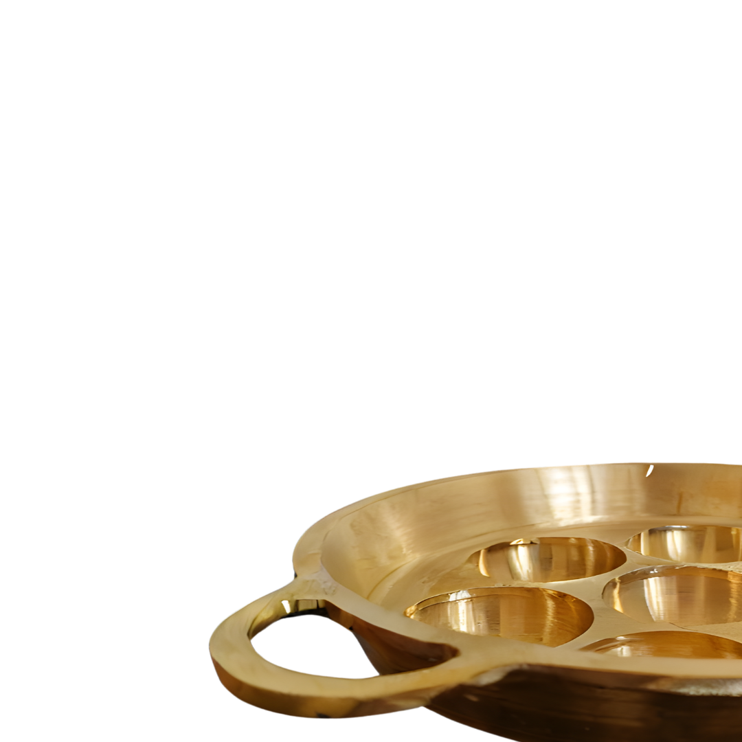 Bronze Paniyaram 8 Pit