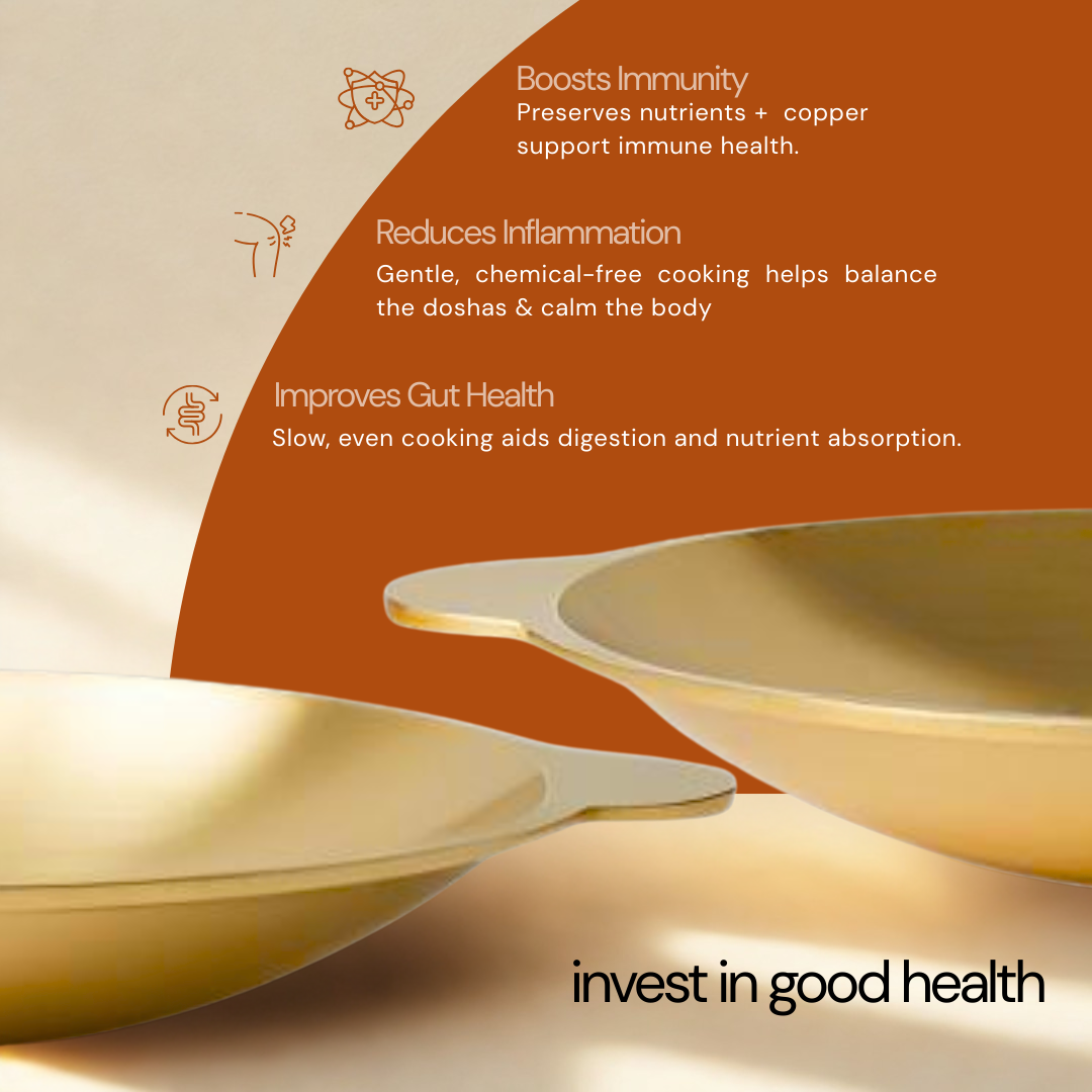 Bronze Appam Pan/Flat Kadai